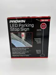 Flashing LED Grage Parking Stop Sign Guide Touch Sensor Adjustable Height Pole