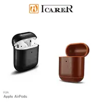 在飛比找有閑購物優惠-ICARER Apple AirPods 復古真皮保護套(無