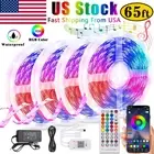 LED Strip Fairy Lights 65.6ft Bluetooth 5050 RGB Color Changing Decor Room Party