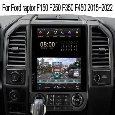Android 9 Radio Vertical Screen GPS For Ford F150 F250 F350 F450 F550 2015-2022 (for: Ford)