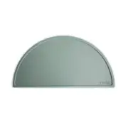 mushie Silicone Placemat for Kids | BPA-Free Non-Slip Design (Cambridge Blue)