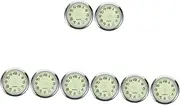 Gatuida 4sets Car Clock Mini Vehicle Clock Clocks Small Clock Cars Clock for Auto Dash Clock for Car Dash Retro Clock Mini Clock Auto Dashboard Controlled Clock Glass Silver