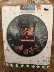 Bucilla Disney "Pooh and Friends" Felt Christmas Tree Skirt Kit, 43" diameter