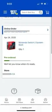 Nintendo Switch 2 ConsolePresale *CONFIRMED PREORDER*SHIPS EARLY JUNE!