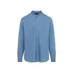[Giorgio Armani] Giorgio Armani-Light Blue Cotton Shirt-Uomo 50 IT