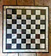 Handmade Chess Board, Chess Table Top, Puzzles Board Game, for Chess Lover Gifts