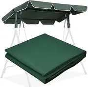 Swing Chair Canopy Replacement, 600D Waterproof/UV Resistant Swing Canopy Cover for Patio Garden Outdoor