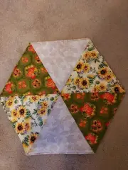 HANDMADE HARVEST FALL TABLE TOPPER ONE OF A KIND LOT F
