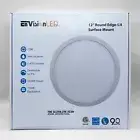 EnVision LED 12 Inch Round Edge Surface Mount, 22W 1,450 Lumens, 5000K Dimmable
