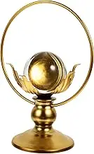 Crystal Ball Decoration with Stand Elegant Household Crystal Sphere Home Office Bedroom Decor Stable Design for Unique Indoor Aesthetics