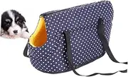 WEKAMOS 1 PC Pet Outdoor Storage Bag Portable Dog Backpack Shoulder Bag for Travel Breathable Scratch Resistant Fit for Left Right Shoulder Easy to Fold for