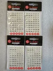 Hohner Glow In The Dark Harmonica Key Labels (4 Pack) MZ20195