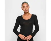 Target Pointelle Thermal Long Sleeve Top