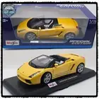 Maisto 1:18 Scale Lamborghini Gallardo Spyder in Yellow Diecast Model Car