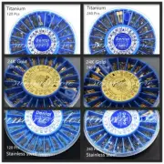 120/240 Pcs Dental Screw Posts Assorted Kits 24K Gold/Titanium/Stainless Steel