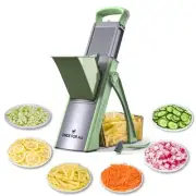 ONCE FOR ALL Upgrade Safe Mandoline Slicer Plus, Adjustable Vegetable Food Ch...