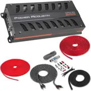 Power Acoustik SB1.5000D | 1700W Class D Monoblock Amp with Amp Kit
