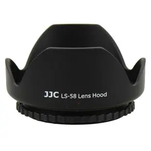 【阿玲】JJC LS-58 通用螺口遮光罩 花瓣形 可反扣佳能700d750d100d80d 18-55 50 1.4