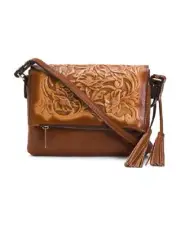 Patricia Nash Corfu Small Fold Over Crossbody With Zippered Compartment