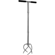 EVEAGE Garden Hoe 16.5"L Standard Steel Handle Twist Tiller Manual T-shaped