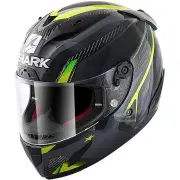 Race-R Pro Carbon Aspy Carbon Anthracite Yellow DAY Full Face Helmet