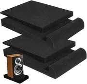 LIFKOME 2Pcs Acoustic Foam Panels Soundproofing Pads for Wall Sound Proofing Noise Reduction Vibration Control Home Office