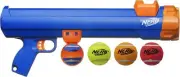 Nerf Dog Toy Compact Tennis Ball Blaster Gift Set 4 Balls - NEW!