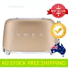 Smeg 50's Style Toaster 2 Slice Matte Champagne Genuine Designed Free Shipping A
