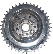 41 Teeths Rear Brake Drum Compatible With Harley Davidson 1937-40 Flathead WL WLA