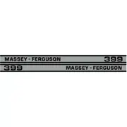 NEW 399 MASSEY FERGUSON TRACTOR HOOD DECAL KIT MF 399 CAB HIGH QUALITY DECALS