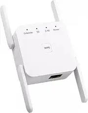 WiFi Range Extender, 2.4G/5G Dual Band Wireless Internet Repeater, Signal Booster up to 6500 sq.ft, 1200Mbps Signal Amplifier with Ethernet Port for Home