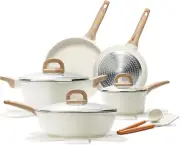 14 Pcs Pots and Pans Set, Nonstick Cookware Sets, Granite Induction Cookware Non