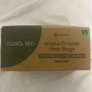 Leo's Loo Too by Casa Leo I Waste Litter Drawer Liner Bags for Automatic Litt.B