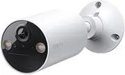 [TP-Link] Tapo Smart Home Wire-Free Battery-Powered Indoor/Outdoor Security Camera, Wireless, 2K, Color Night Vision, IP65, Person Detection, Notification, SD Card Slot, No Hub Required (TC82)