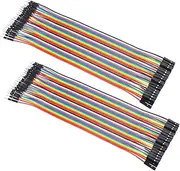 DOITOOL 1set Breadboard Jumper Wire Kit Solderless Multicolored Jumper Leads for Electronics Preformed with Standard Terminal Interface