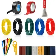 16AWG 5 Colors Silicone Electrical Wire Kit Hook Up Cable for Electronics DIY...