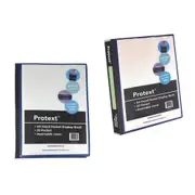 Protext Insert Cover Display Book A4 (Black) - 20 pocket