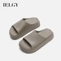 在飛比找蝦皮商城優惠-IELGY 女士運動厚底拖鞋