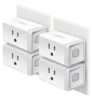 Smart Plug HS103P4, Smart Home Wi-Fi Outlet Works with Alexa, Echo, Google Home