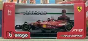 BURAGO FORMULA RACING FERRARI F1-75 #55 CARLOS SAINZ 1/43 SCALE USA STOCK!!!