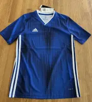 Adidas Tiro 19 Football/Soccer Youth Jersey Size M Blue New With Tags