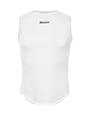 Lieve Sleeveless Baselayer White by Santini