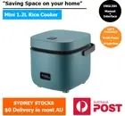 200W Electric Rice Cooker Portable Mini Rice Cook Small size For Home Work 1.2L