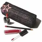 MAC Red Starlit Lip Bag Glittery Case Set Lipstick, Liner, Lipgloss (lipglass)