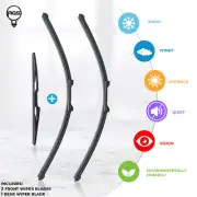 Windscreen Wiper Blade 20"+ 20"+14" For Ssangyong Rexton SUV 2006 2007 2008 2009