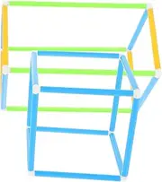 Vaguelly Educational Building Blocks 3D Cuboid Frame Model Detachable Frame Construction Toys for Boys and Girls