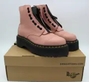 Dr Martens Womens Sinclair Boot Platform Peach Rose Beige - Size 8
