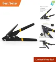 Carbon Steel Zip Tie Gun – Effortless Cable Management Tool with Warranty