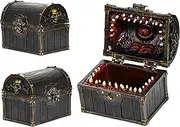 KSNDie DND Mimic Chest Dice Storage Box, Small Dice Case D&D Dice Gift Box Perfect for Dungeons and Dragons RPG Tabletop Game, Can Holds 2 Sets of Polyhedral Dice