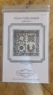 Flower Valley Sampler applique quilt pattern uncut